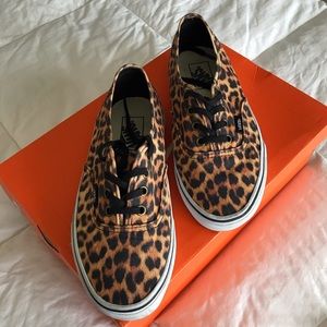 VANS Cheetah Print Era Shoes, circa 2013